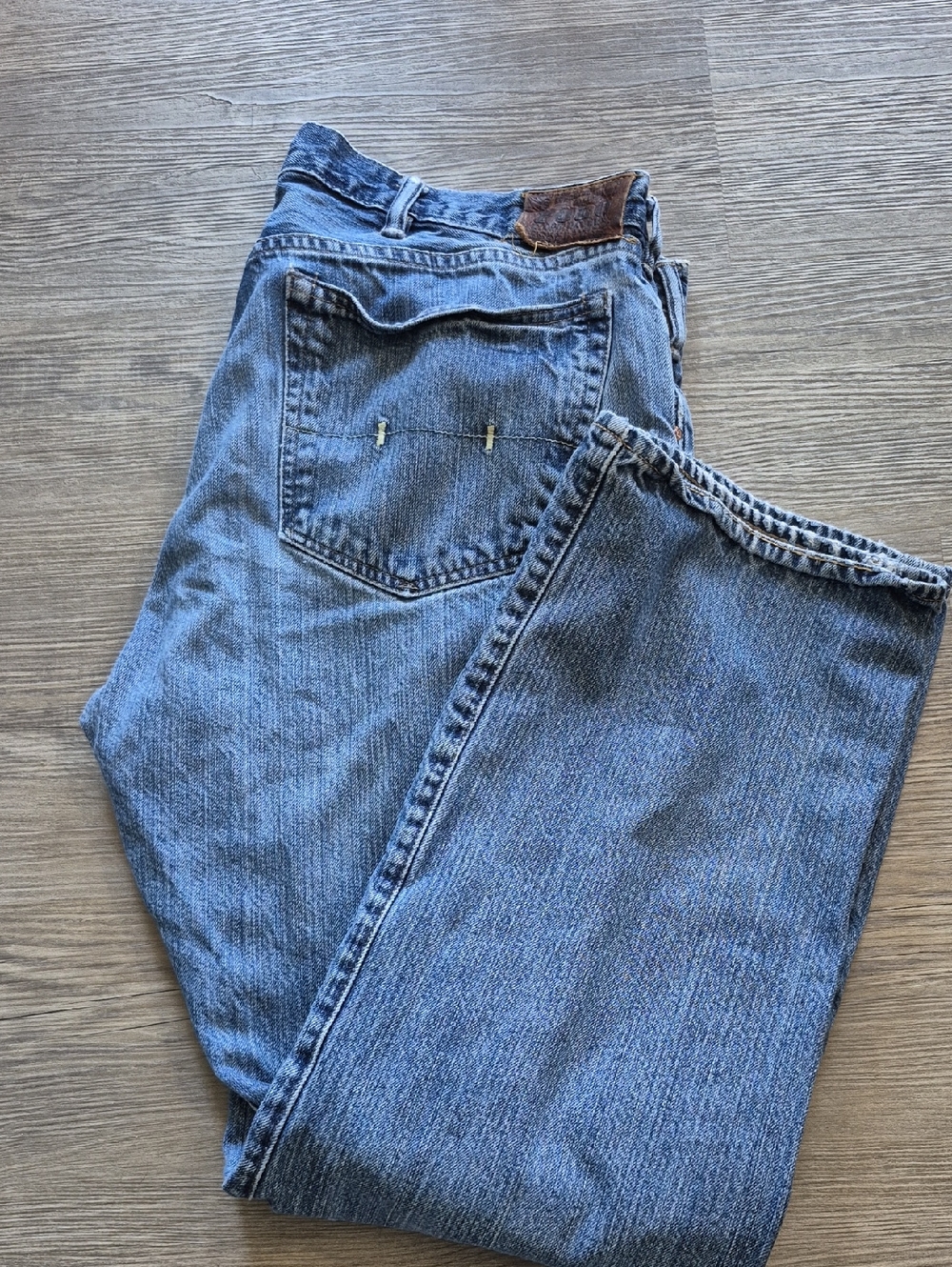 Polo Classic Ralph Lauren Men's Straight Leg Jeans. 38x30. Perfectly Destressed!